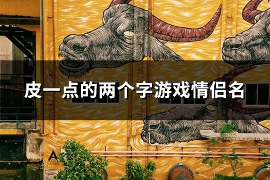 皮一点的两个字游戏情侣名(精选144对)